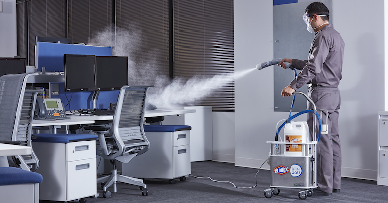 electrostatic-disinfection-pompano-beach electrostatic disinfection office disinfection in Pompano Beach, FL