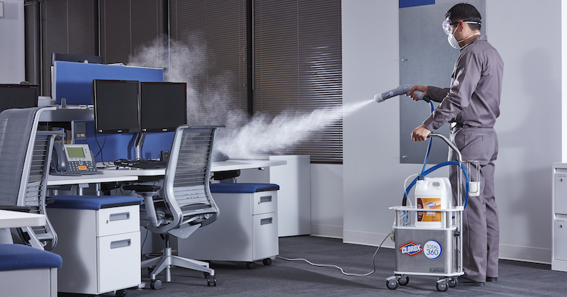 electrostatic disinfection office disinfection in Pompano Beach, FL